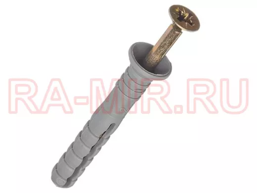 4.01.07.09 Дюбель-гвоздь, потай 8х60 (100 шт)