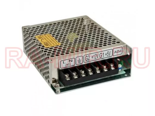 Блок питания  12 Вольт    500мA   "BP-130424" SKS-40  +5V, +12V Импульсные