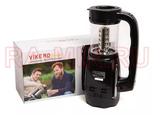 Радиоприемник "VIKEND FRIENDS" "RPR-13109", бат. 4*R20 , 220V, акб 1200мА/ч, USB, SD, 2 светод.фон.