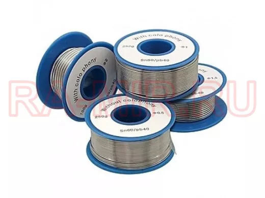 Припой (катушка) Sn60/Pb40 d1.5mm 100g