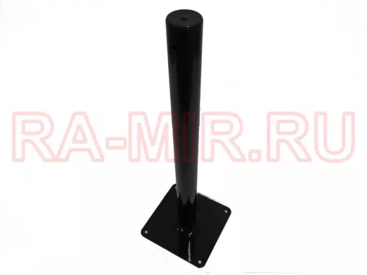 "ОПОРА ДАЧНАЯ- 600-13834" высота 0,6м, черная, садово-парковая для светильников, диаметр трубы 51мм