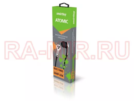 Наушники Smartbuy ATOMIC, белые (SBE-2900) / 50