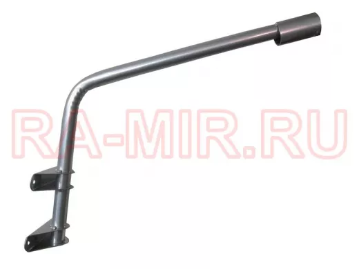 Кронштейн для светильника или прожектора настенный "КОБРА-1-14093" серебристый, стальной, вылет 0,5м