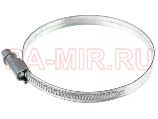 Хомут червячный цинк  70-90 мм  "ABI-14103"