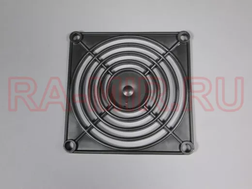 Решётка для вентилятора  80*80 пластик серебро