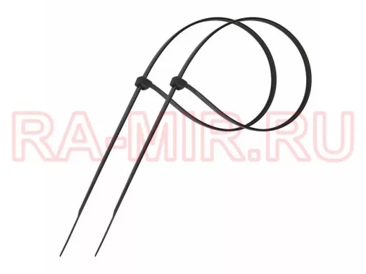 400х5мм кабельный хомут (стяжка нейлонoвая) nylon черная (100 шт) Proconnect