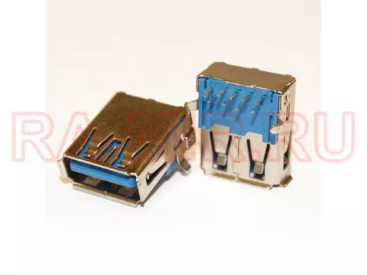 Разъём компьют: гнездо USB-A 9pin 3.0 на плату
