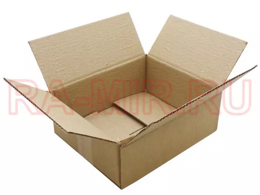 Гофроящик, длина 270 х ширина 220 х высота 100 мм "KRB-154256" Г/ящик №1446  (270х220х100) Т23К