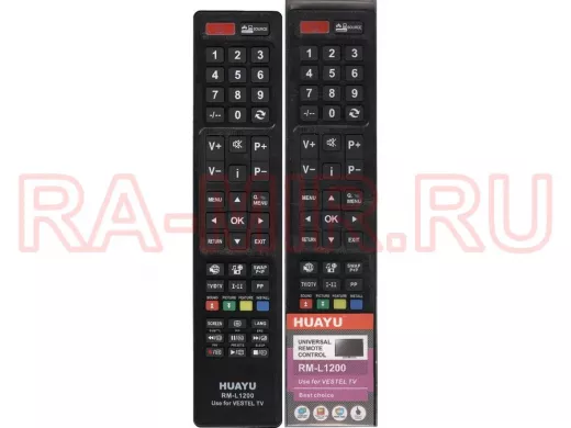 Телевиз. пульт HUAYU (for VESTEL) RM-L1200 LCD TV