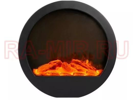 Светильник ФАZA  FL-D36USB (светильник-камин,- 3хLR14, круглый). Декоративный светильник с реалистич