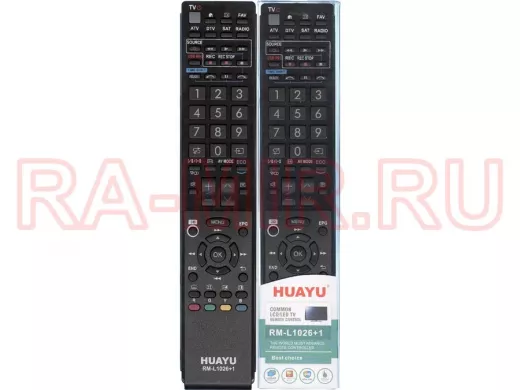 Телевиз. пульт HUAYU (for SHARP) RM-L1026  в корпусе GA841WJSA  универсальный для LCDTV