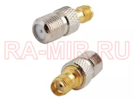 Переходник SMA (female, гнездо) - F (female, гнездо)
