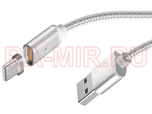 Шнур USB / Type-C HOCO U16  1.2м магнитный