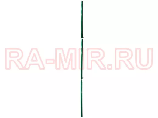 "PODPORA OBROVSKA" ЗЕЛЁНЫЙ столбик-опора забора высотой 3 метра, разборная, диаметр 50мм