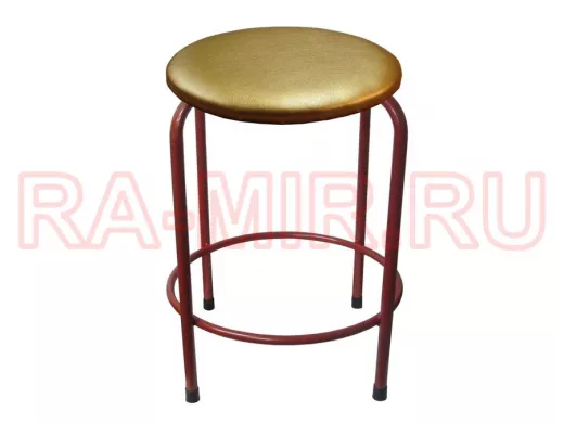 Табурет с подставкой для ног и полкой 