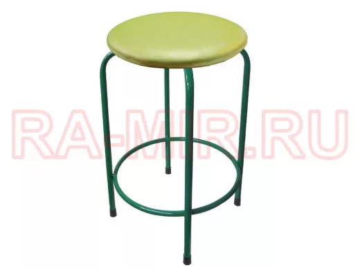 Табурет с подставкой для ног и полкой 