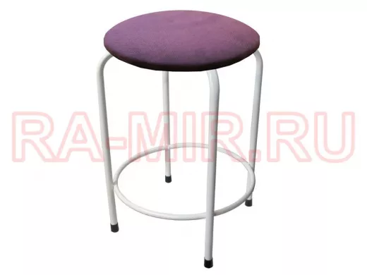 Табурет с подставкой для ног и полкой 