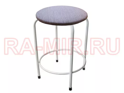 Табурет с подставкой для ног и полкой 