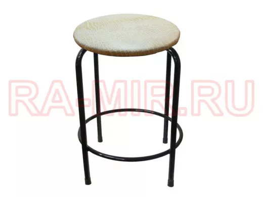 Табурет с подставкой для ног и полкой 