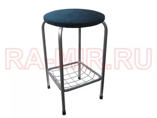 Табурет с подставкой для ног и корзинкой для вещей 