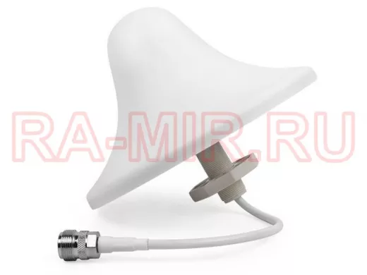 Антенна   5дБ потолочная 800 4G,900GSM,1800,2100 3G,2600 4G,Wi-Fi "ABBIKUS-20599" разъём 1хN female
