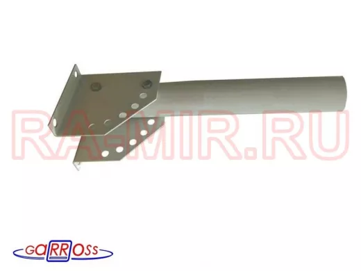 Кронштейн для прожектора "КОБРА-3-211010" серый настенный с наклоном, вылет 0,35м, диаметр 51мм