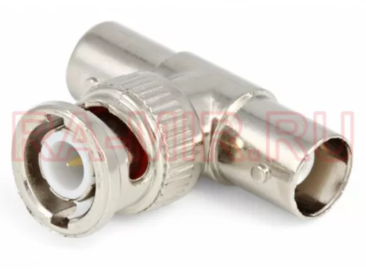 Переходник BNC штекер - 2*BNC гнездо BH-114