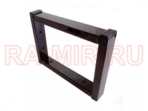 Кронштейн для полок, высота 15см, один уровень, вылет 21см, 4 отв., черный "LOFTOM 212122"