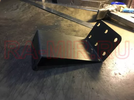 Пластина для прожектора вылет 11см "IPAHD-80-214489" серая, на кронштейны серии IPAHD, HIWOLL