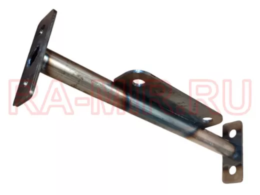 Кронштейн для скрытого крепления полок и панели, 12х165мм, черный, 1шт 