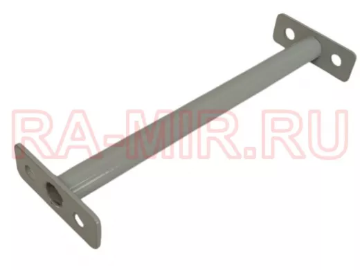 Кронштейн для многоуровневых полок, диаметр 12мм длина 165мм, серый, 1 шт 