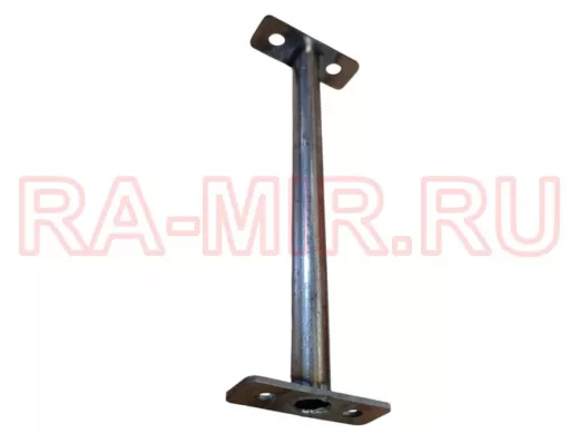 Кронштейн для многоуровневых полок, диаметр 12мм длина 165мм, черный, 1 шт 