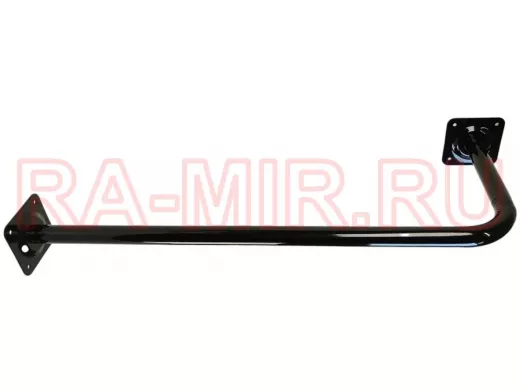 Поручень угловой для домов снаружи и внутри, ширина  80см высота 30см 