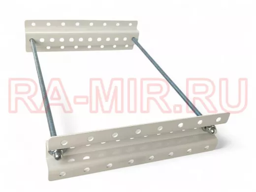 Кронштейны на столб  универсальный для шкафов, камер, прожекторов, табличек "ABIKREP-216964" сер