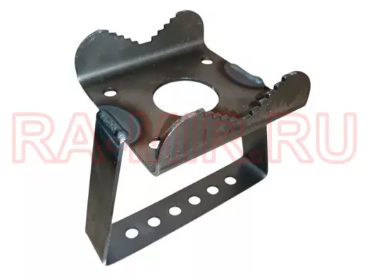 Кронштейн усиленный с отверстием для прожектора на трубе до 51мм 