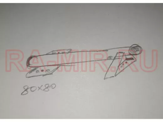 Кронштейн для прожектора вылет 1 метр 