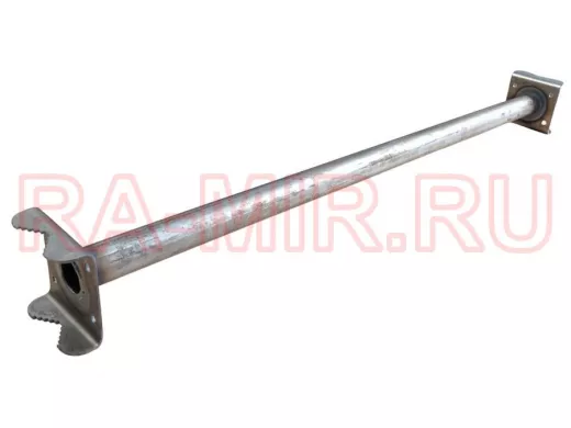 Кронштейн для параллельных труб диаметром от 15 до 51мм длина  75см "HIWOLL-217079" стальной, серый