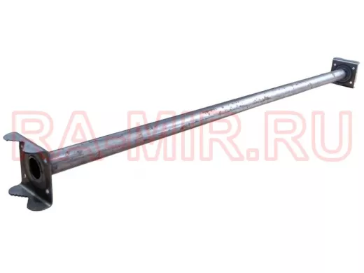 Кронштейн для параллельных труб диаметром от 15 до 51мм длина 100см "HIWOLL-217080" стальной, черный