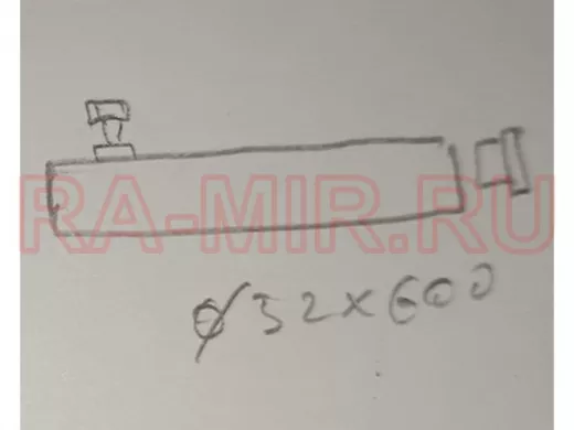 Секция антенная 60 см с заглушкой 