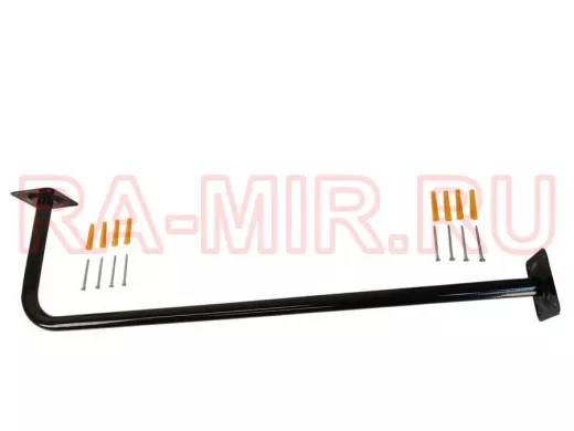 Поручень угловой для домов к стене или потолку, ширина 100см высота 30см 