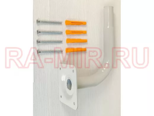 Кронштейн для видеокамер и антенн, вылет 16 см, вверх 23см 