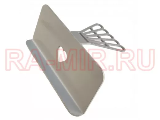 Подарок-сувенир спортсмену бадминтонисту, держатель для смартфона, серый "БАДМИН-217465"