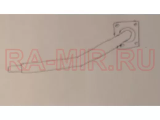 Поручень, конечный, угол 35гр, 80см, левый 