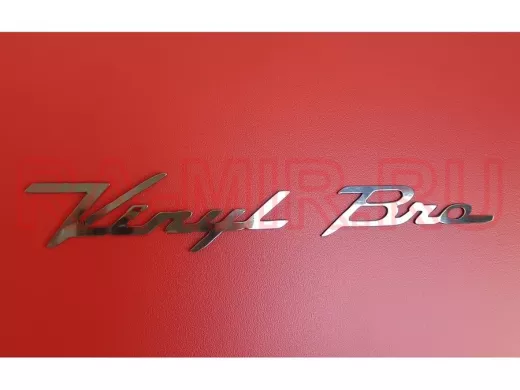 Зеркальная нержавеющая модель 1мм "НержПерсона-218146" фраза Vinil Bro