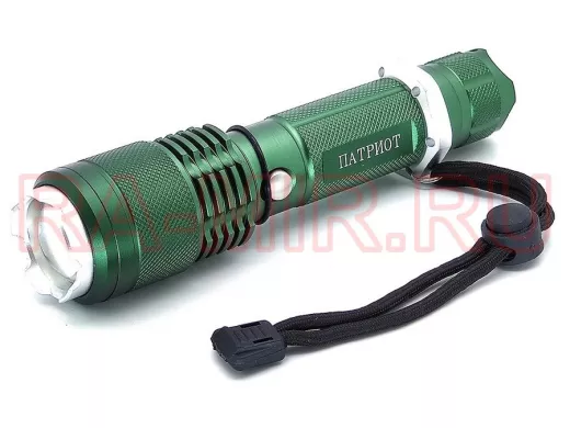 Фонарь  ручной Патриот SL-TS20 (1L, 18650.,ZOOM)/10/60