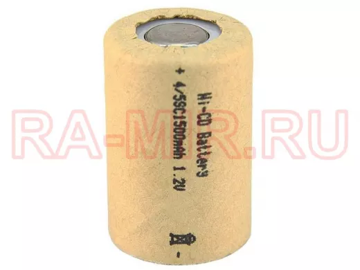 Аккумуляторы для шуруповерта 4/5SC 1500мАч 1,2 В Орбита Ni-Cd (цена за 1шт)