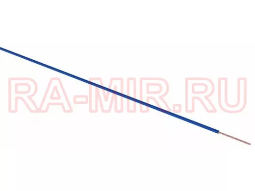 Провод ПГВА 1 х 1.50мм.кв., (бухта 100м), СИНИЙ  REXANT