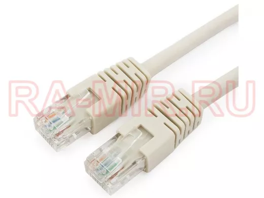Патч-корд Cablexpert PP6U-0.5M кат.6, 0.5м, UTP литой, многожильный (серый) PP6U-0.5M
