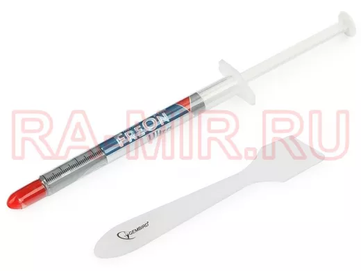 Термопаста Gembird FreOn Ultra GF-21-1.5 для радиаторов, 1,5 г, шприц GF-21-1.5