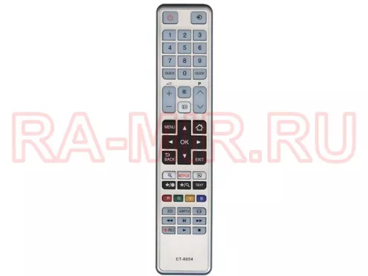Телевиз. пульт  TOSHIBA  CT-8054 ic LCD 3D "PLT-36911"  TV NETFLIX